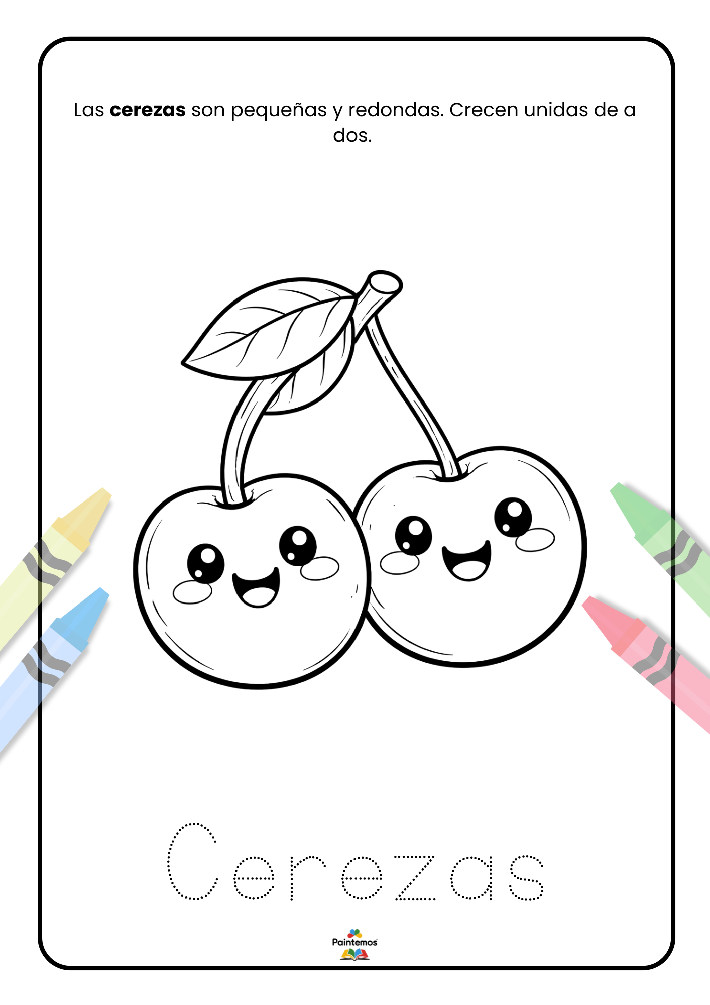 Colorea las Frutas Mágicas