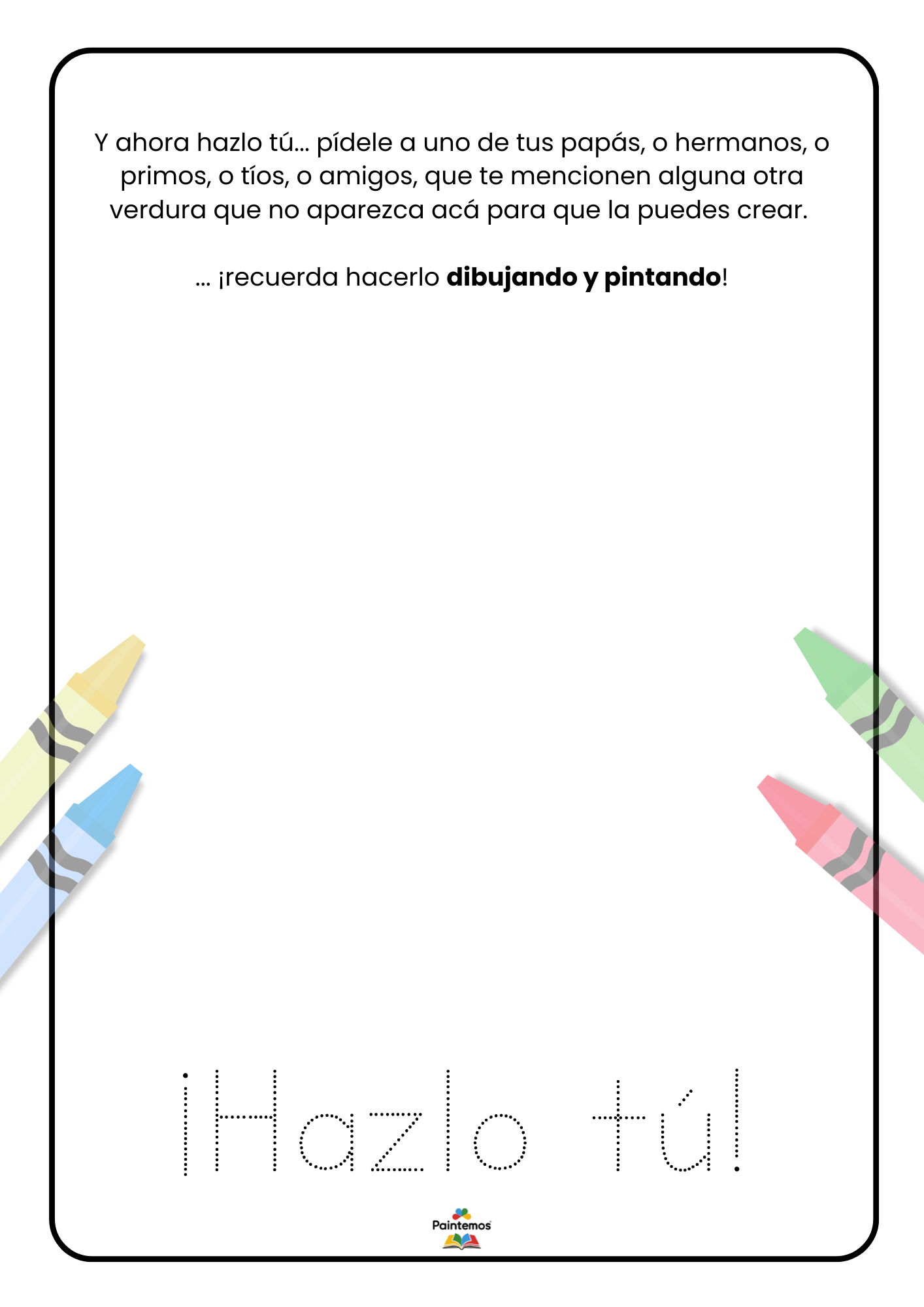 Colorea el mundo de las Verduras