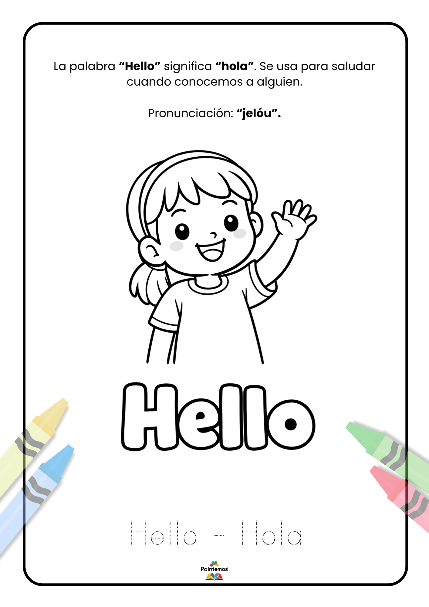 Mis Primeras Palabras en Inglés