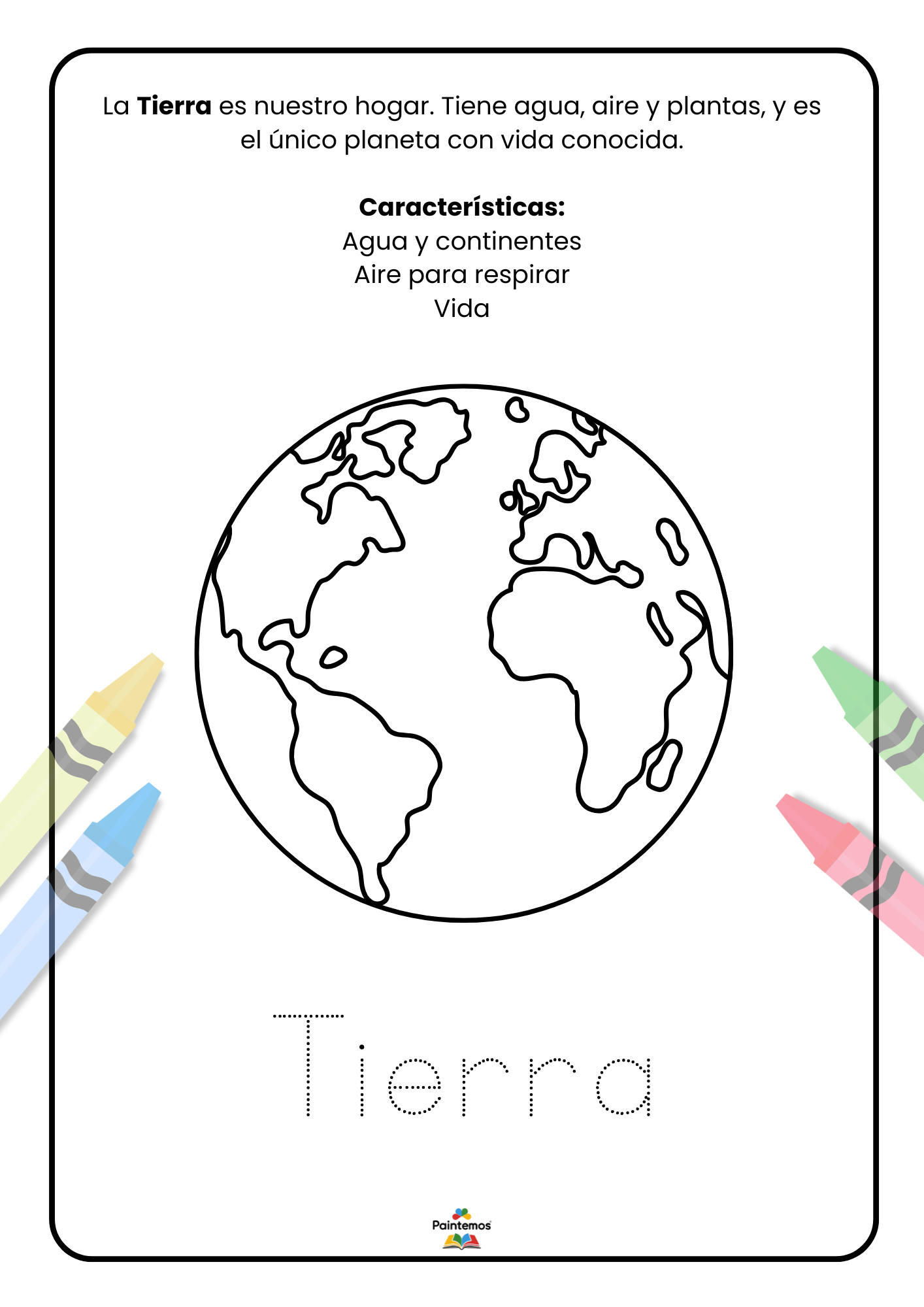 Colorear Sistema Solar