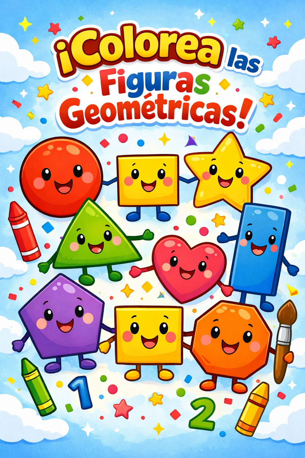 Colorea las Figuras Geométricas