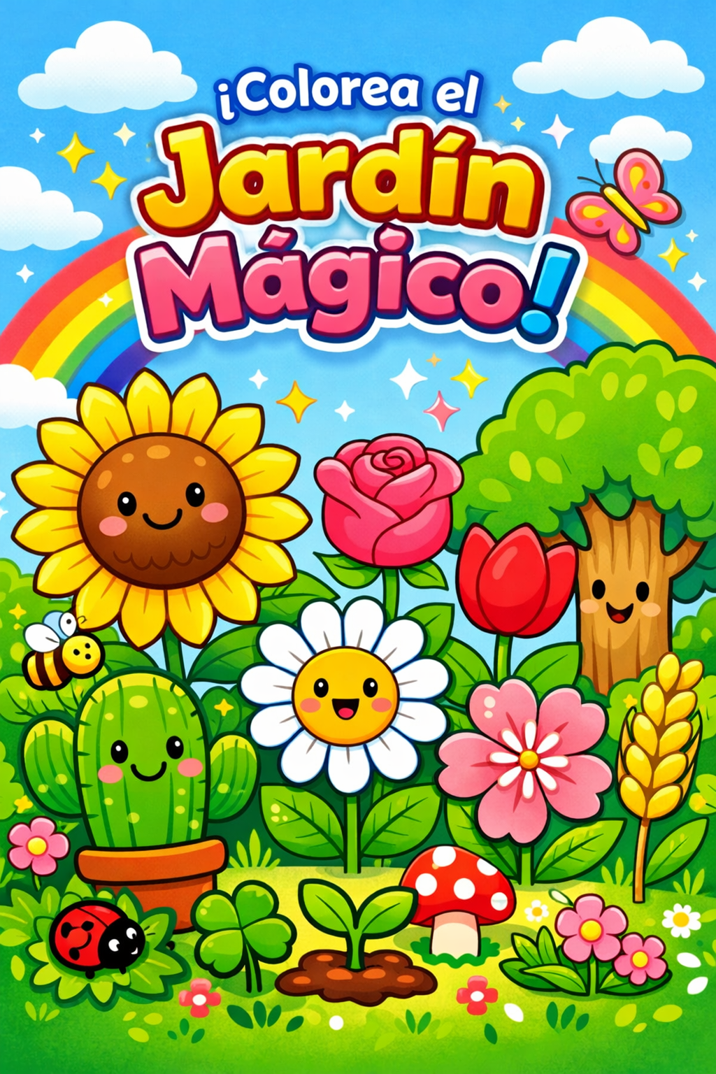 Colorea el Jardín Mágico