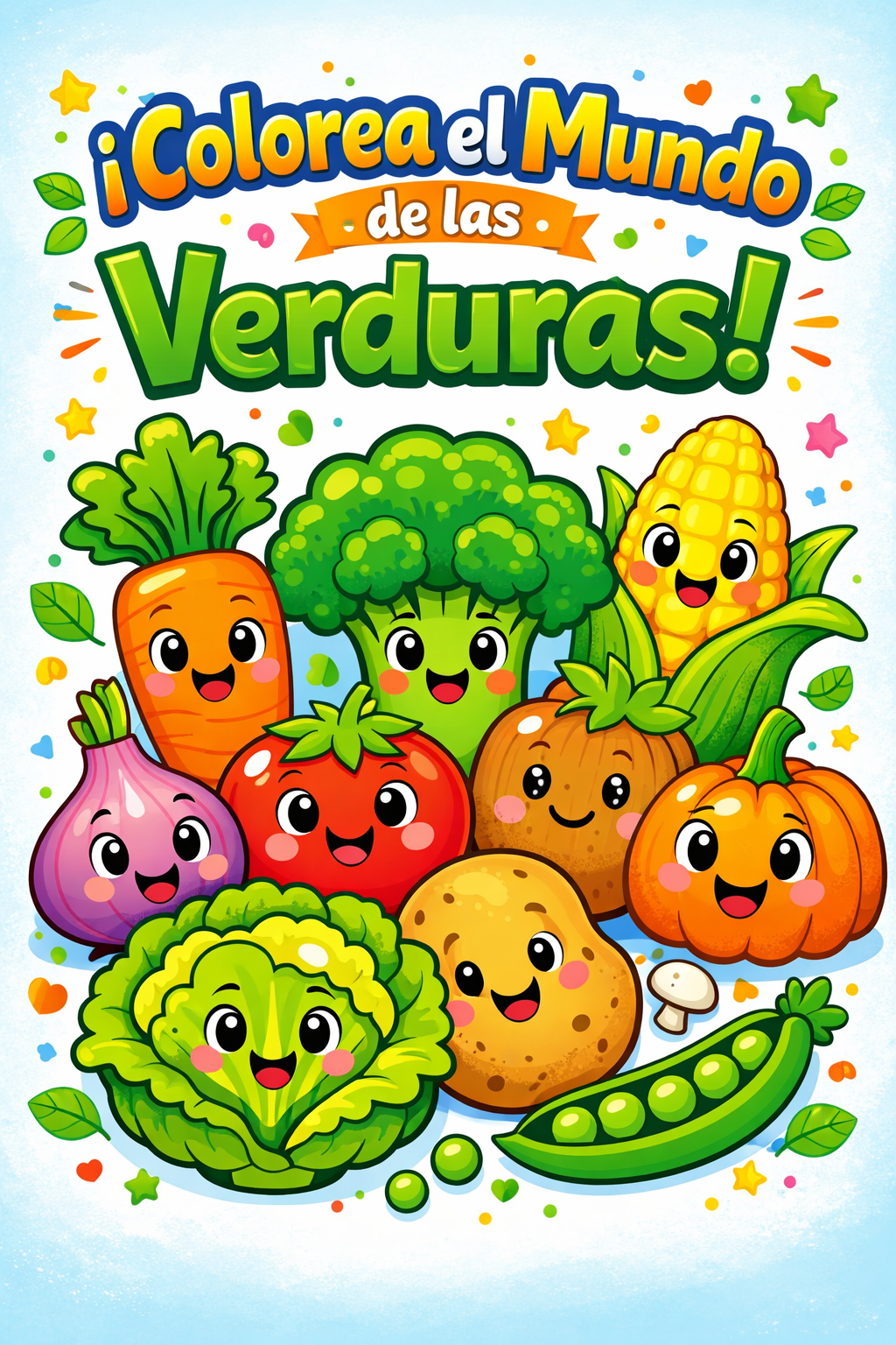 Colorea el mundo de las Verduras